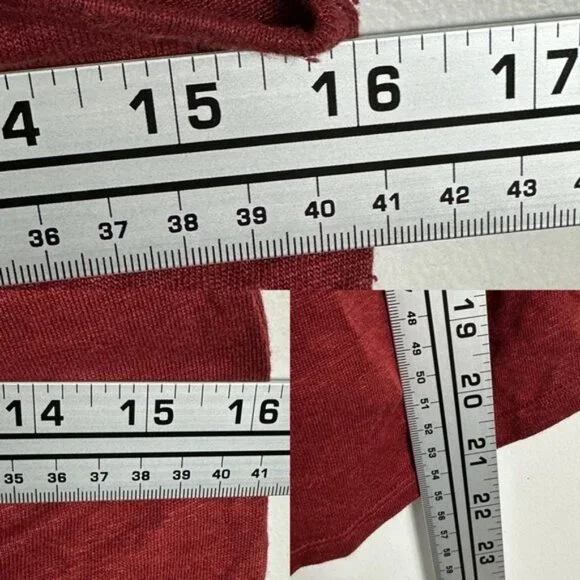 Sezane 100% Linen Elise Tank Top Lace Button Back Size XS French V-Neck Basic - Picture 10 of 11